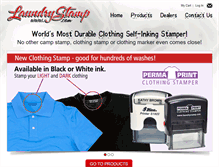 Tablet Screenshot of laundrystamp.com